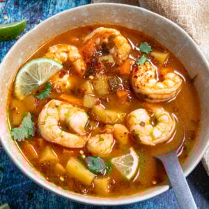 Caldo de Camaron (Mexican Shrimp Soup Recipe)