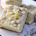 Lavender Lemon Streusel Buttermilk Cake