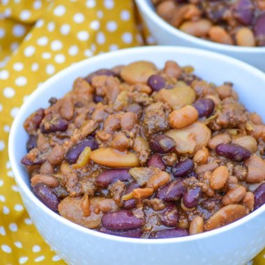 Slow Cooker Cowboy Beans