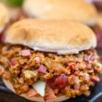 Bacon Philly Cheesesteak Sloppy Joes