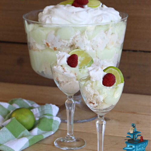Key Lime Pie Angel Trifle