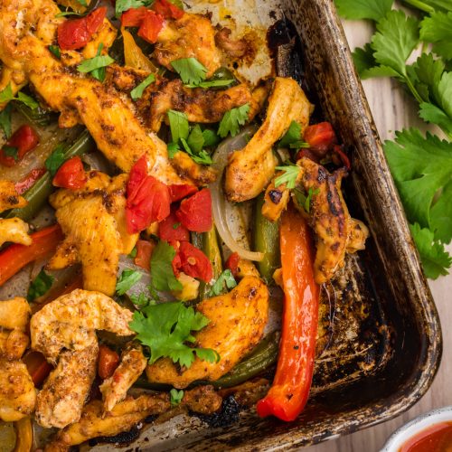 Sheet Pan Chicken Fajitas