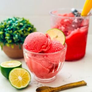 Ninja Creami Raspberry Lime Sorbet