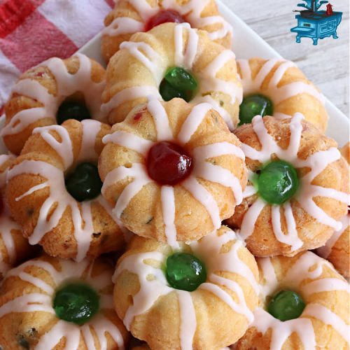 Cherry Cheesecake Tea Cakes