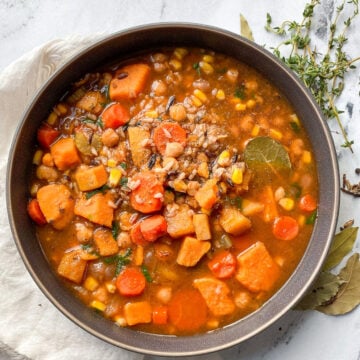 Chickpea and Wild Rice Stew