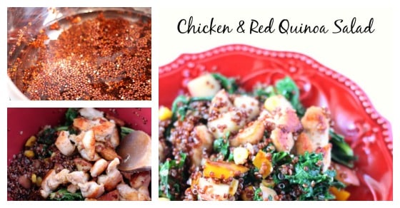 Chicken and Red Quinoa Salad Recipe
