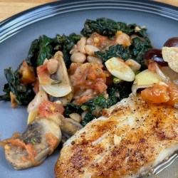 Garlic & Cannellini Bean Saute