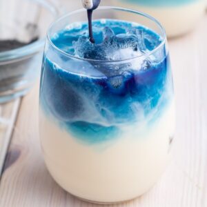 Butterfly Pea Milk Tea Latte Recipe