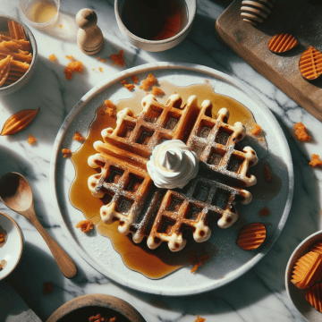 Sweet Potato Waffles Recipe for Thanksgiving