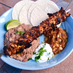 Chicken al Pastor Skewers