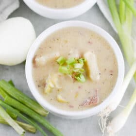 Vegan Potato Leek Soup