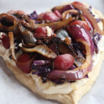 Red Cabbage Potato Flammkuchen