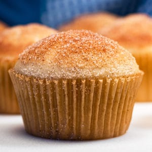 Easy Vegan Cinnamon Sugar Muffins