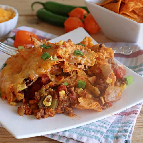 Spicy Nacho Bake