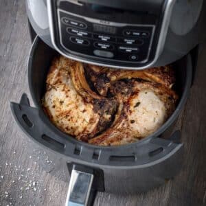 Air Fryer Pork Chops (done in 12 minutes!)