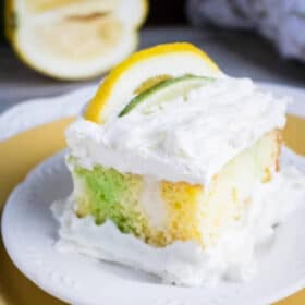 Lemon Lime Poke Cake
