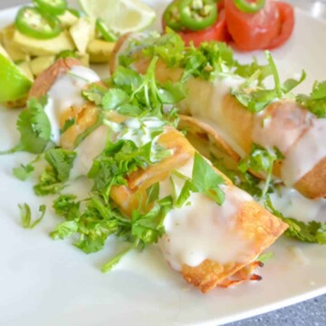 Air Fryer Chicken Taquitos Recipe