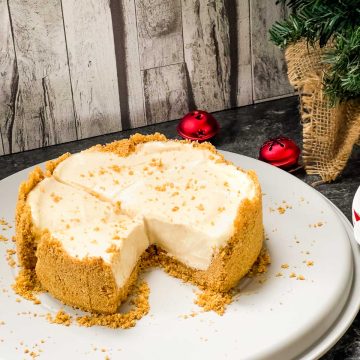 Eggnog Cheesecake {no bake}