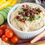 Sun-Dried Tomato and Basil Hummus