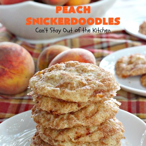 Peach Snickerdoodles