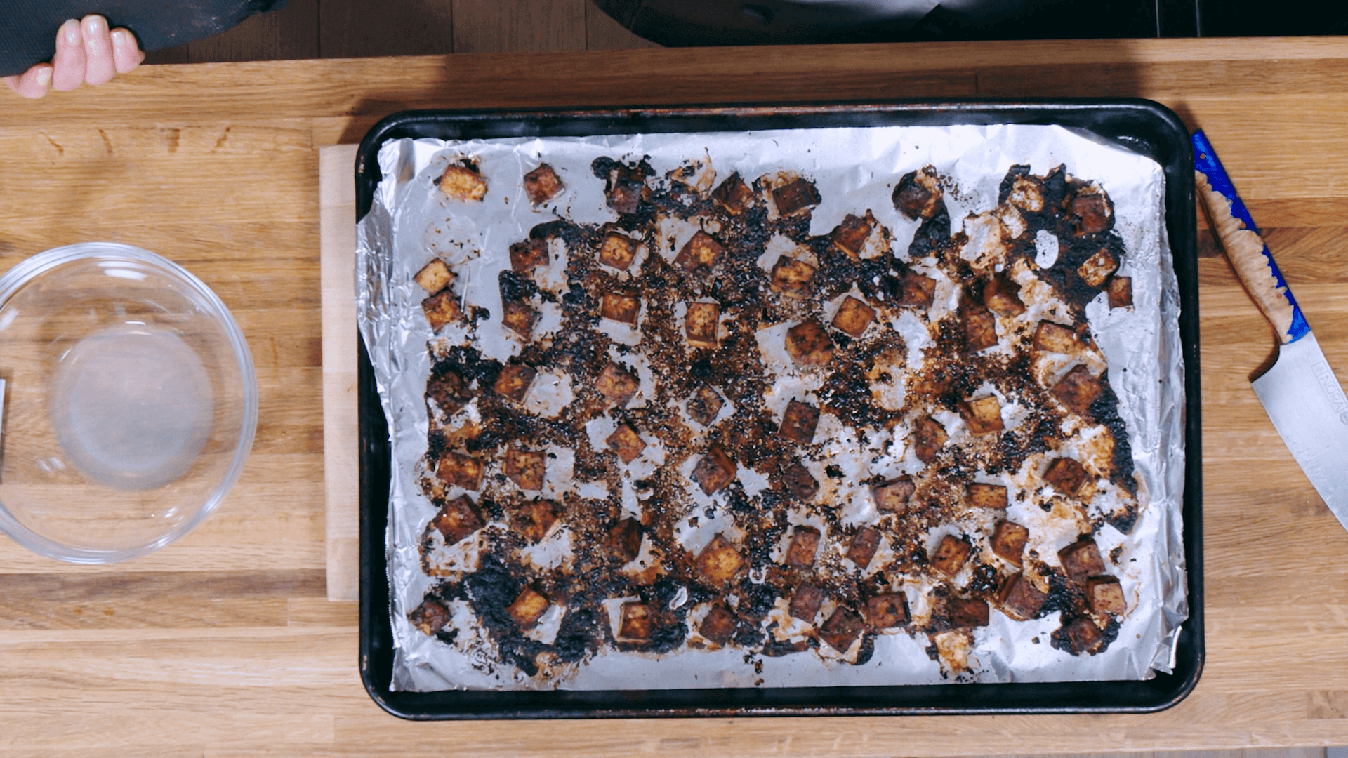 Baked Balsamic Tofu
