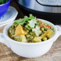 Instant Pot Vegetable Curry {vegan}
