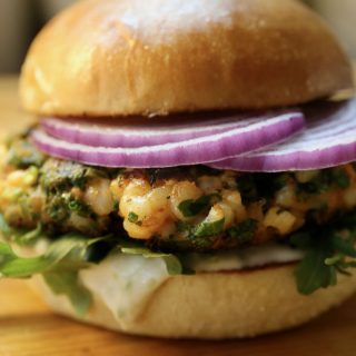Thai Red Curry Prawn Burger