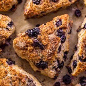 Blueberry Snickerdoodle Scones