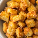 Homemade Garlic Parmesan Croutons