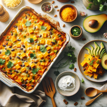 Mexican Butternut Squash Casserole Recipe for Thanksgiving