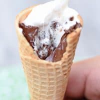 Campfire Sugar Cone S'mores
