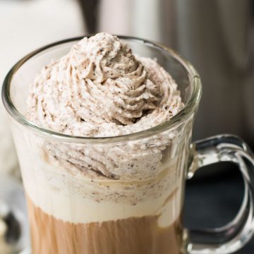 Homemade Chocolate Flavored Whipped Cream