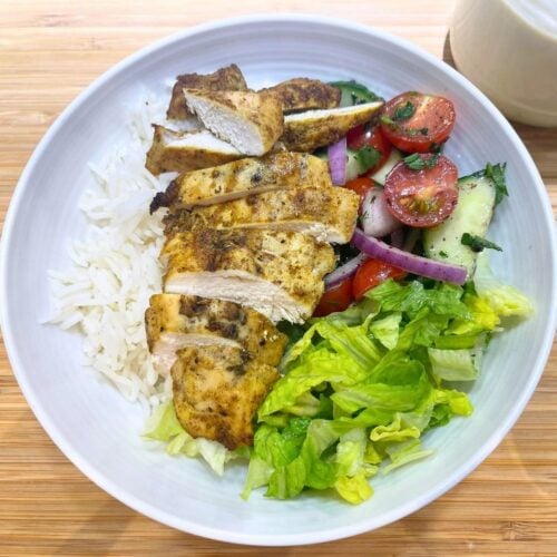 Healthy Chicken Shawarma Bowl