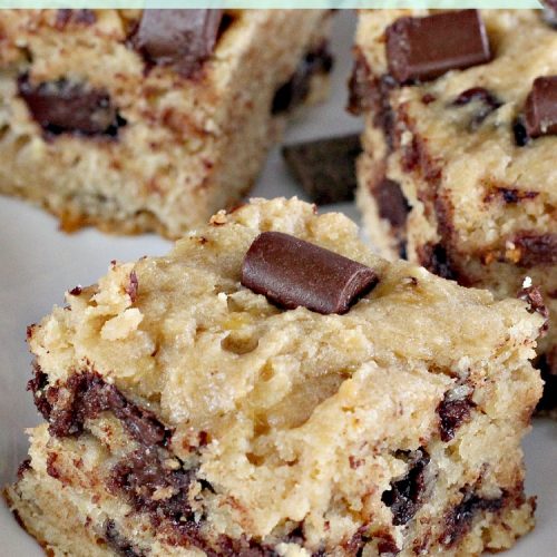 Banana Chocolate Chunk Snack Bars