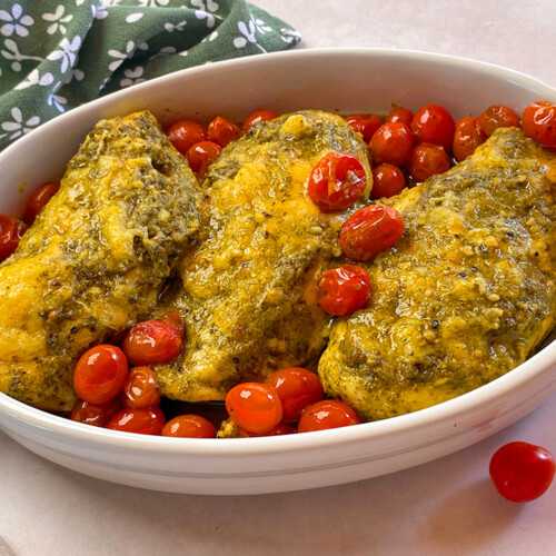Baked Pesto Chicken