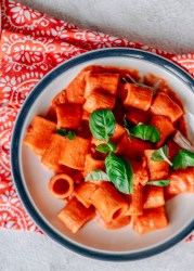 Rigatoni with vodka sauce