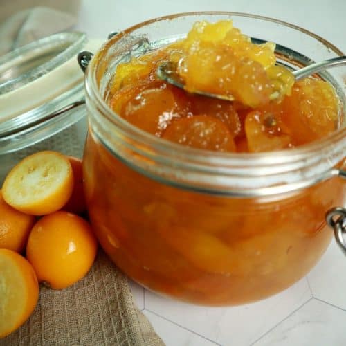 Kumquat orange marmalade