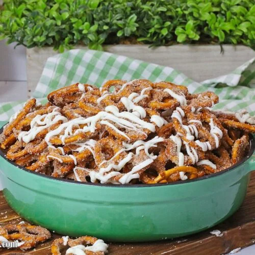 Sweet & Salty Cinnamon Pretzels