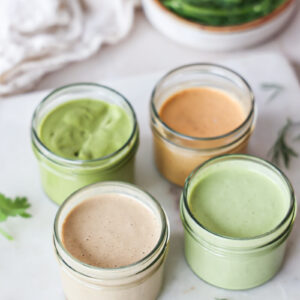 Healthy, Vegan Salad Dressings