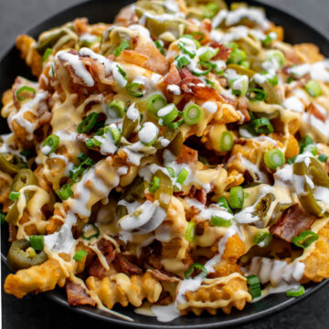 Easy Loaded Bacon Cheese Fries