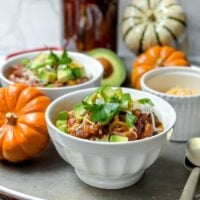 One Pot Pumpkin Turkey Chili