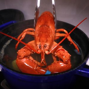 Lobster Poached in Court Bouillon