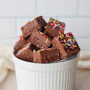 No Bake Cosmic Brownie Protein Bites