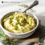 Instant Pot Garlic Mashed Potatoes - Gluten-Free