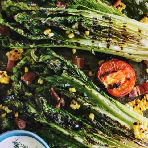 Grilled Romaine Salad