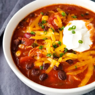 Stovetop Chicken Chili