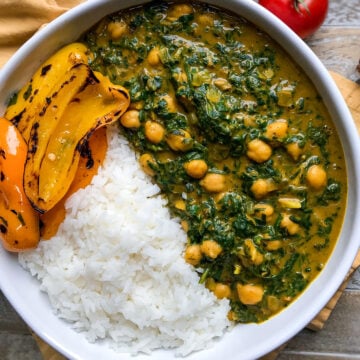 Easy Saag Chole