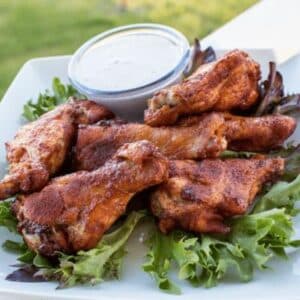 Chipotle Dry Rub Smoked Chicken Wings
