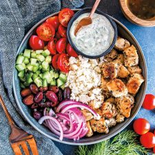 Low-Carb & Keto Greek Chicken Bowls