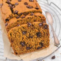 Gluten-free Chocolate Chip Pumpkin Bread